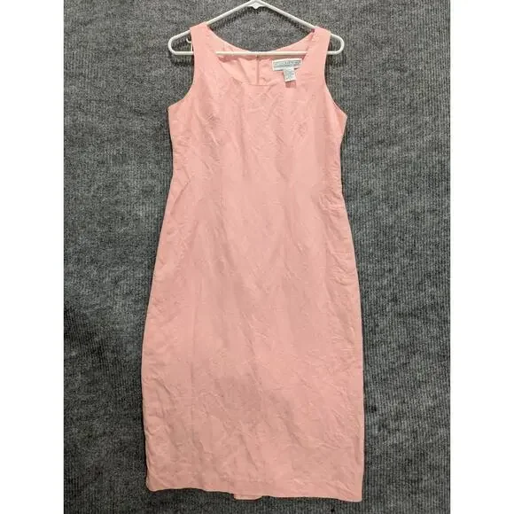 Jessica Howard | Dresses | Jessica Howard Womens Pink Sleeveless Back Zip Linen Blend Shift Dress Size 6 | Poshmark Jessica Howard | Dresses | Jessica Howard Womens Pink Sleeveless Back Zip Linen Blend Shift Dress Size 6 | Poshmark